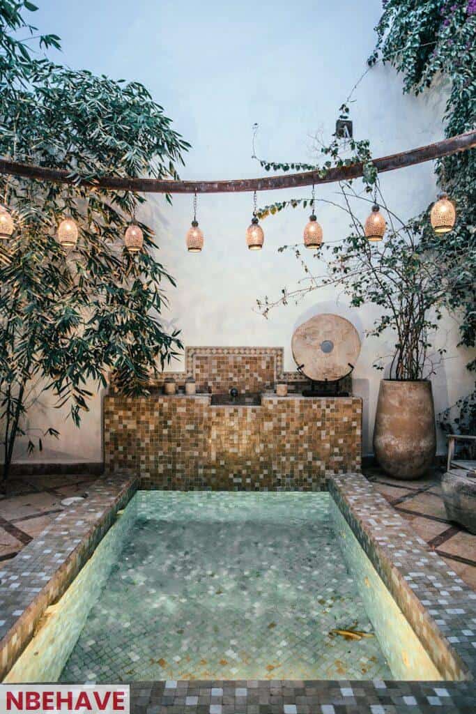 jardin iluminado